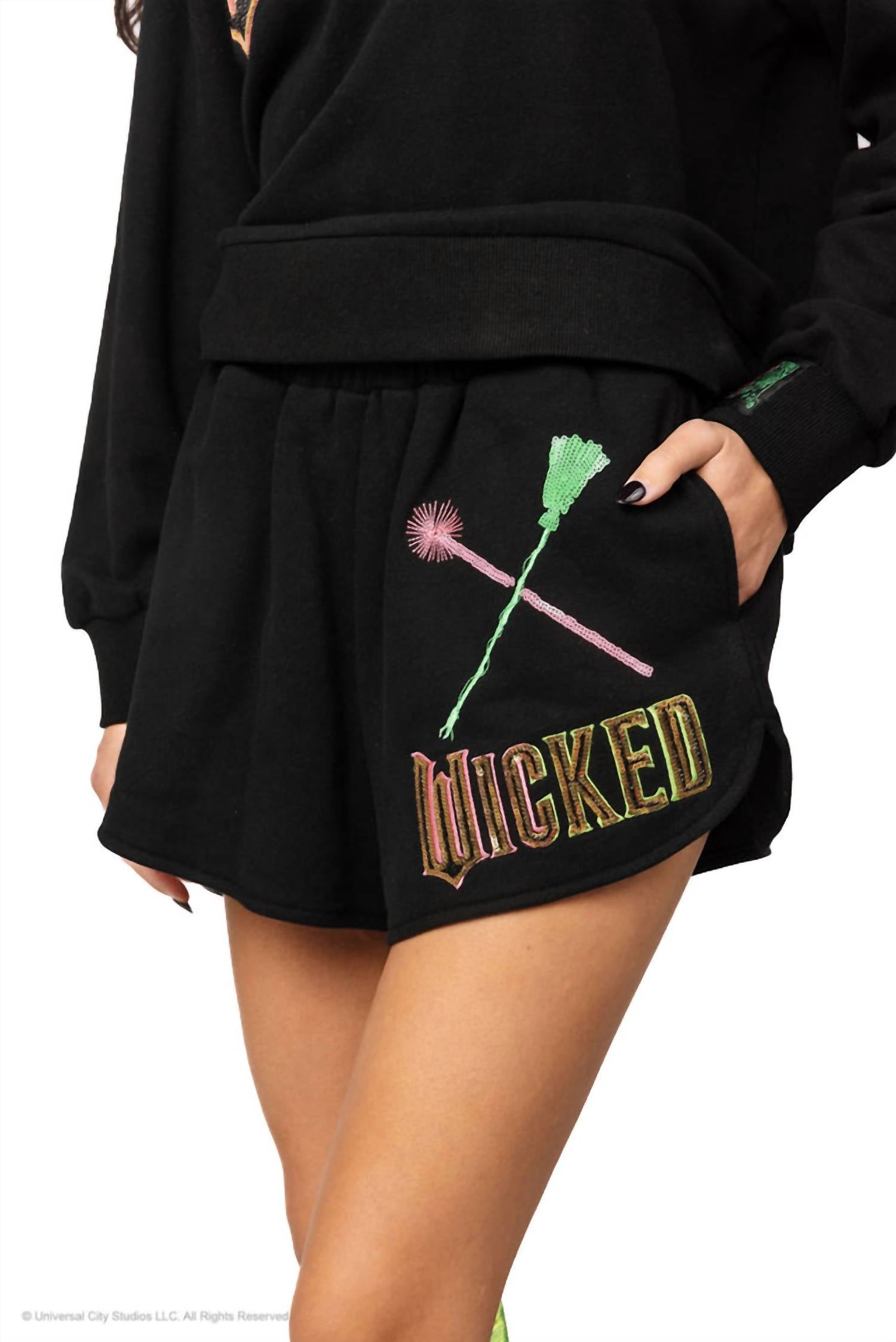 Queen Of Sparkles - Licensed Broom And Wand Shorts