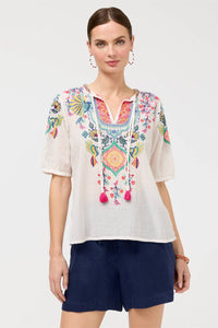 Johnny Was - Margot Short Sleeve Blouse
