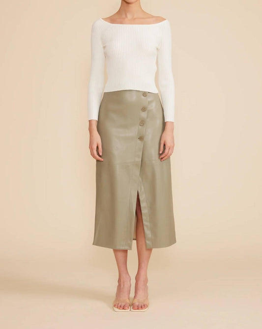 Lucy Paris - Francisco Midi Skirt