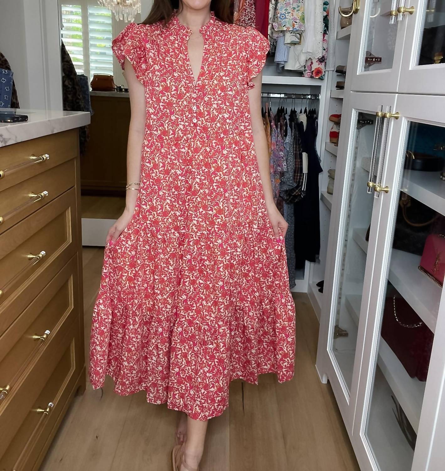 Entro - Blossom Breeze Midi Dress