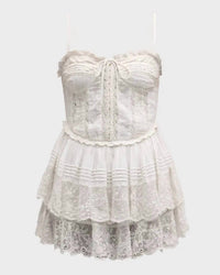 Loveshackfancy - Nerida Bustier Mini Dress