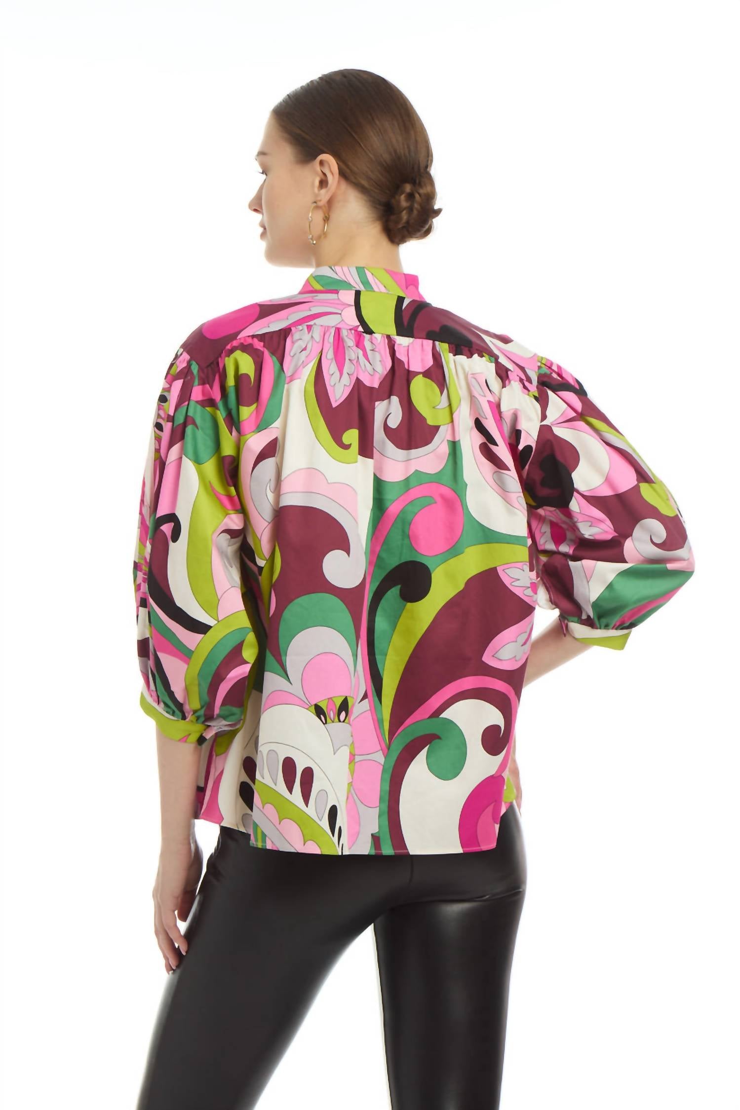 Patty Kim - Lola Ruffle Neck Blouse