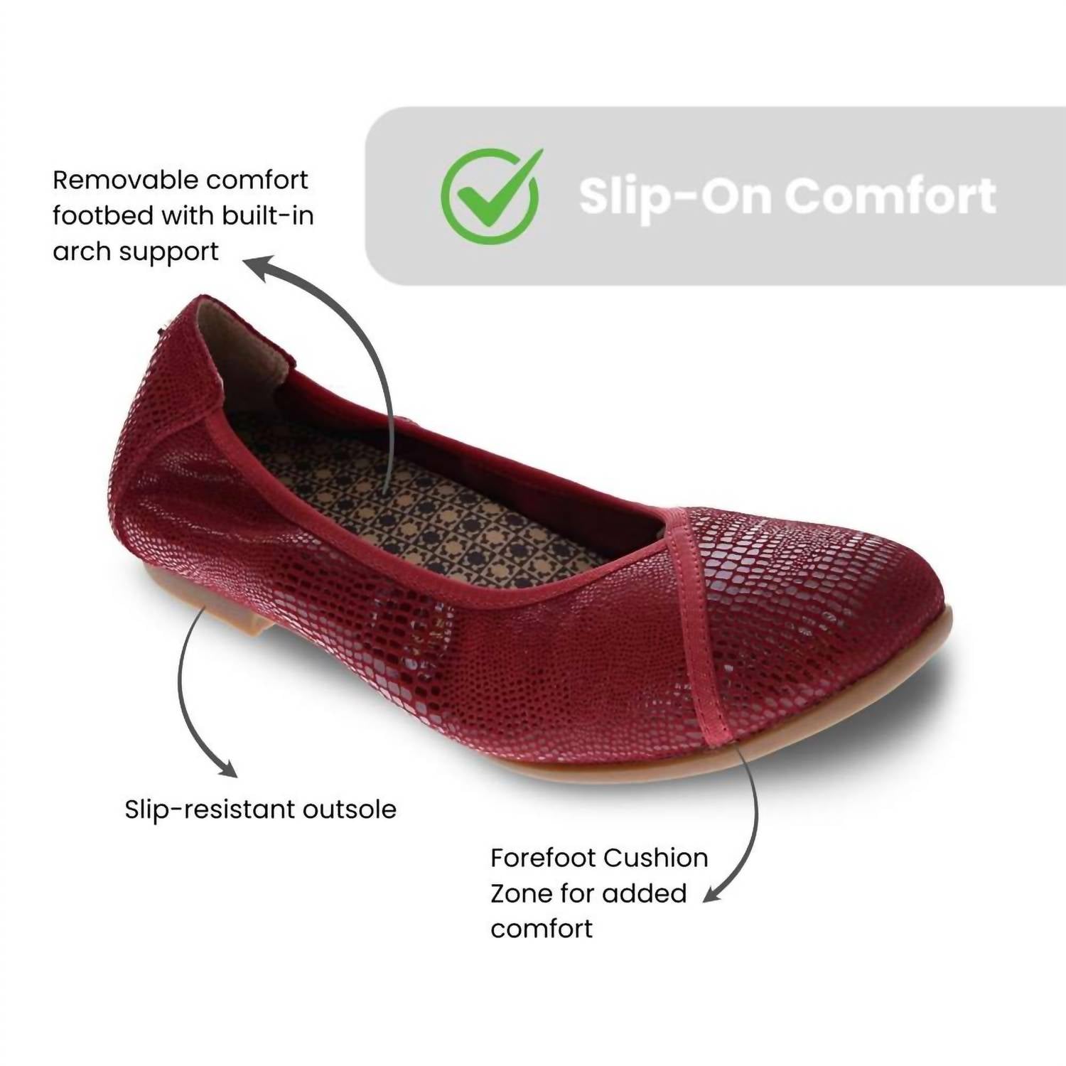 Revere - Women's Nairobi Ballet Flats