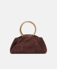 Dolce Vita Women's Channing Handbag in chocolate suede - women's bag