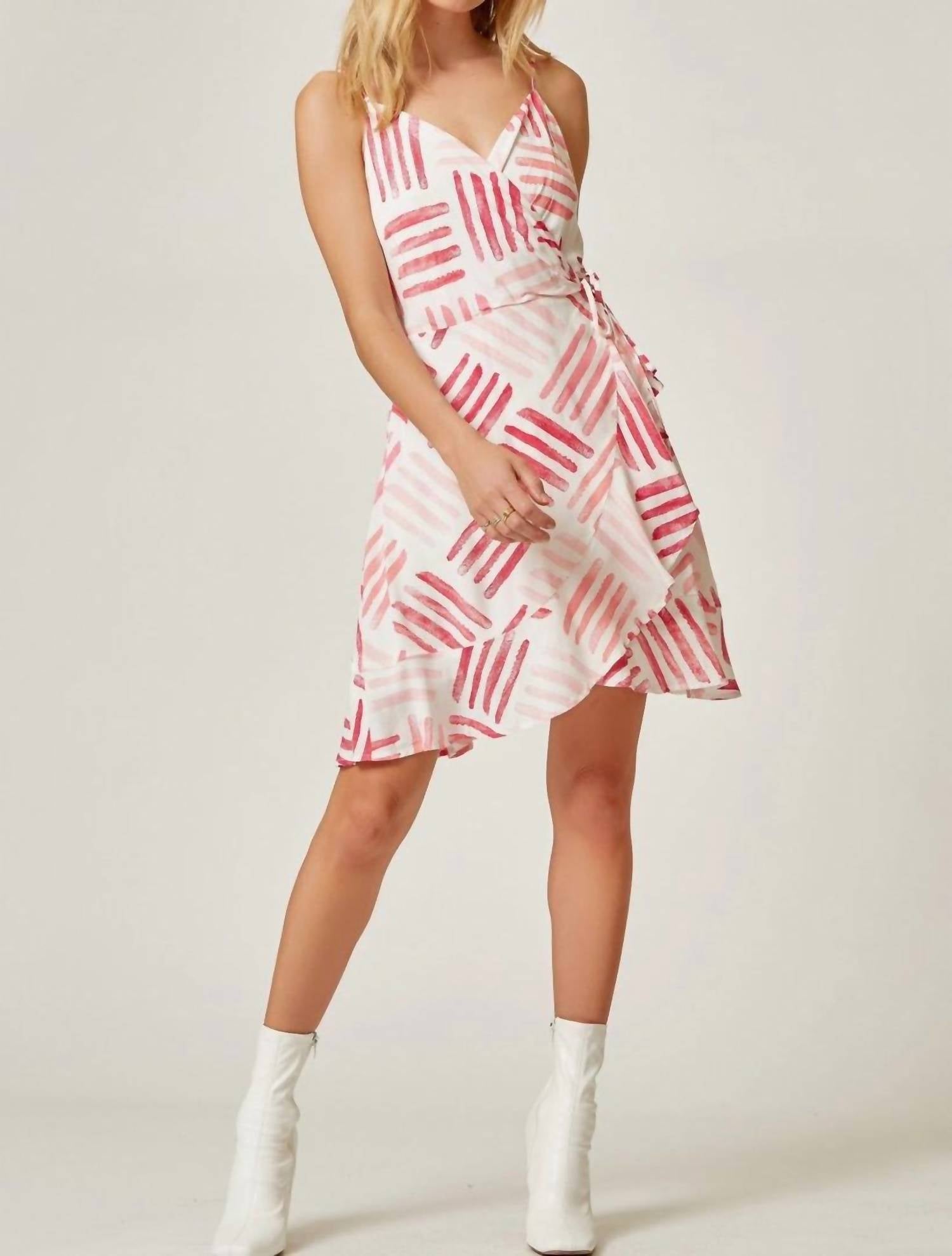 Faux Wrap Dress