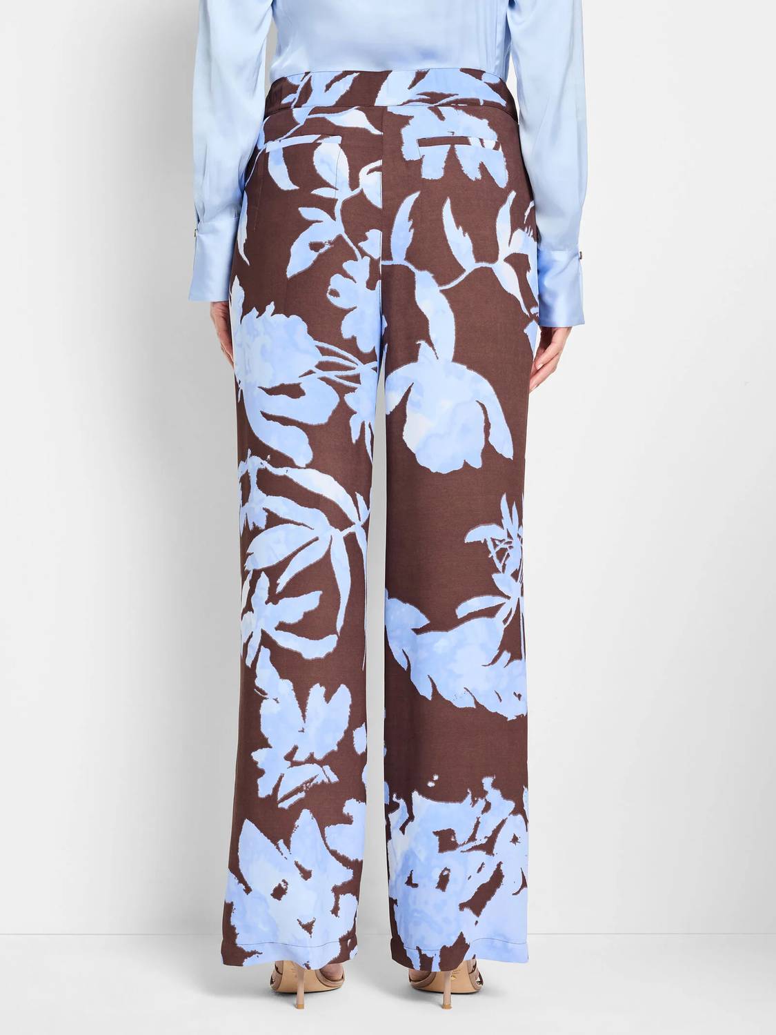Nic + Zoe - Cloud Blossom Eliot Wide Leg Pants