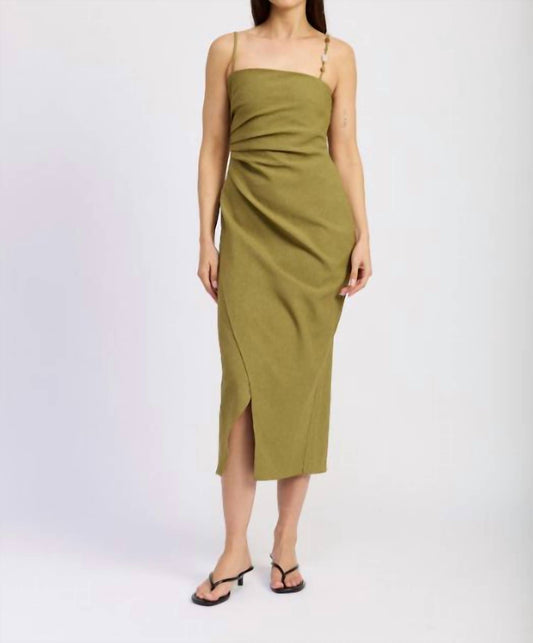 En Saison - Lynx Pleated Midi Dress