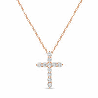 Diana M Jewels - Women's Round Lab-Grown Diamond Pendant Necklace (1.50 Ct) - Petite