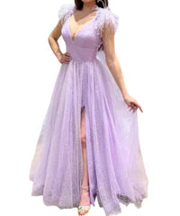 Sherri Hill - Long Sequin Tulle Ball Gown