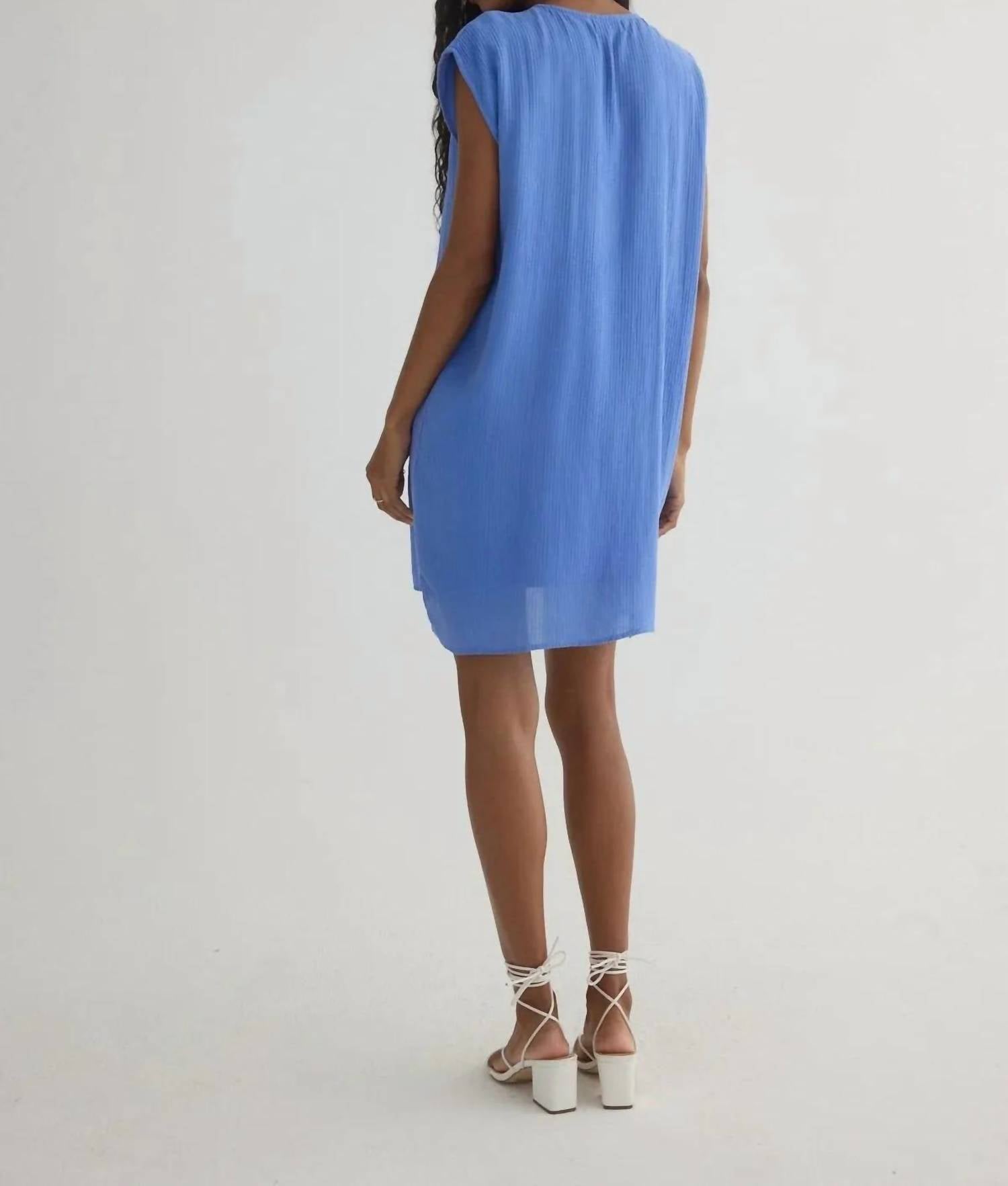 Bella Dahl - Tie Front V-neck Mini Dress