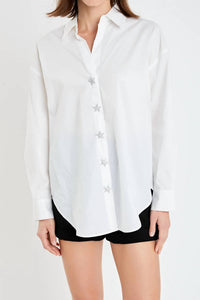 2.7 August Apparel - Women's Oversized Collared Shirt
