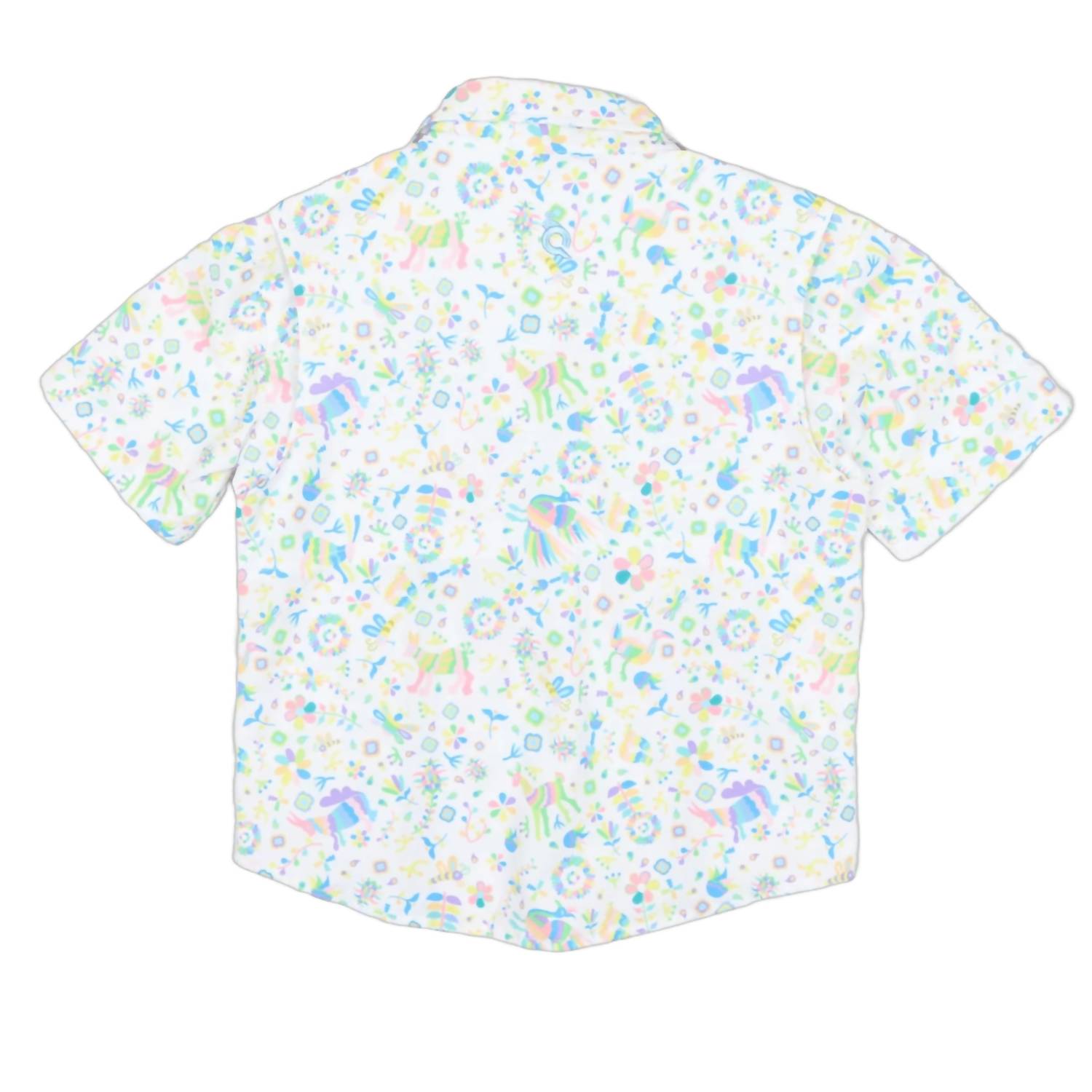 Blue Quail Clothing Co. - Kids Spring Otomi Short Sleeve Guayabera Shirt