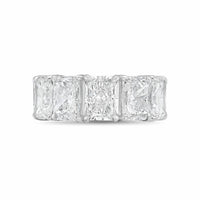 Diana M Jewels - Women's Radiant Lab-Grown Diamond Eternity Band (5.00 Ct) - Statement