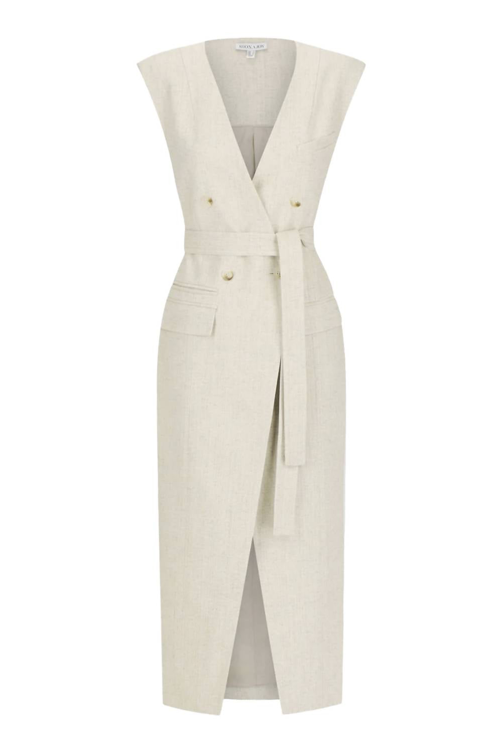 Shona Joy - Newman Sleeveless Blazer Midi Dress