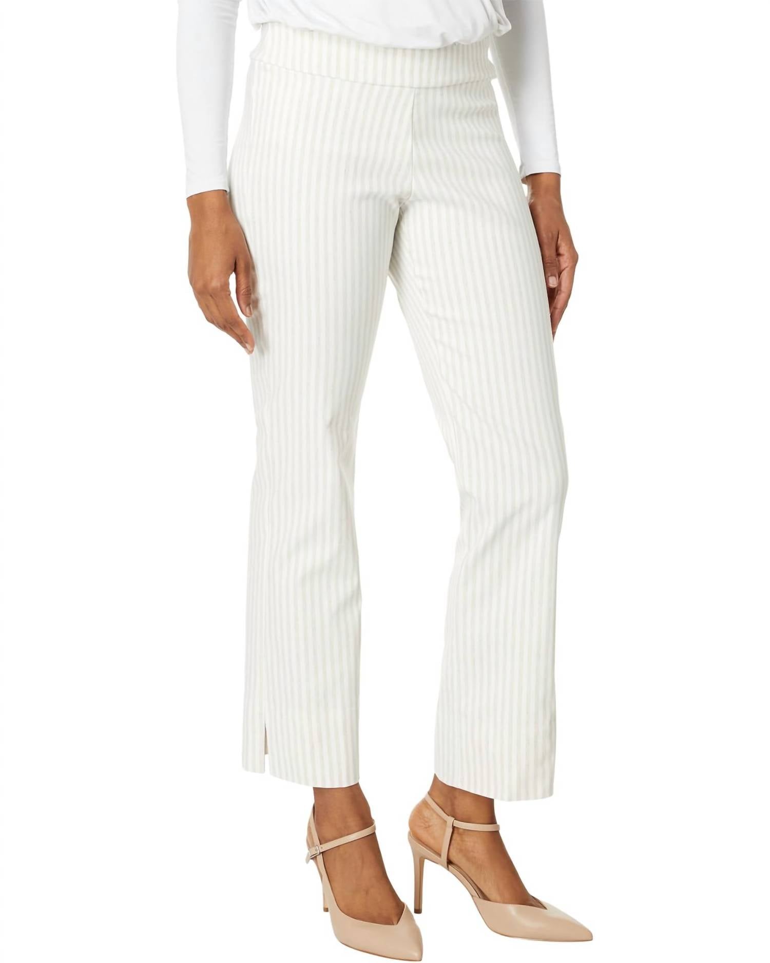 Krazy Larry - Stretch Linen Wide Ankle Pants