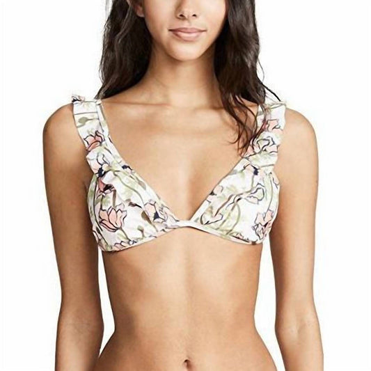 Tory Burch - Flounce String Bikini Top