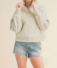 Aemi + Co - Dove Funnel Neck Sweater
