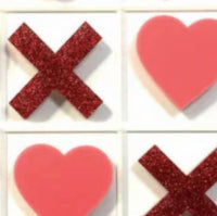 Hipchik - Acrylic Tic Tac Toe Heart Game