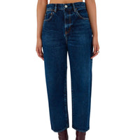 Moussy Women's Allensworth Round Pants in dark blue - women's jeans