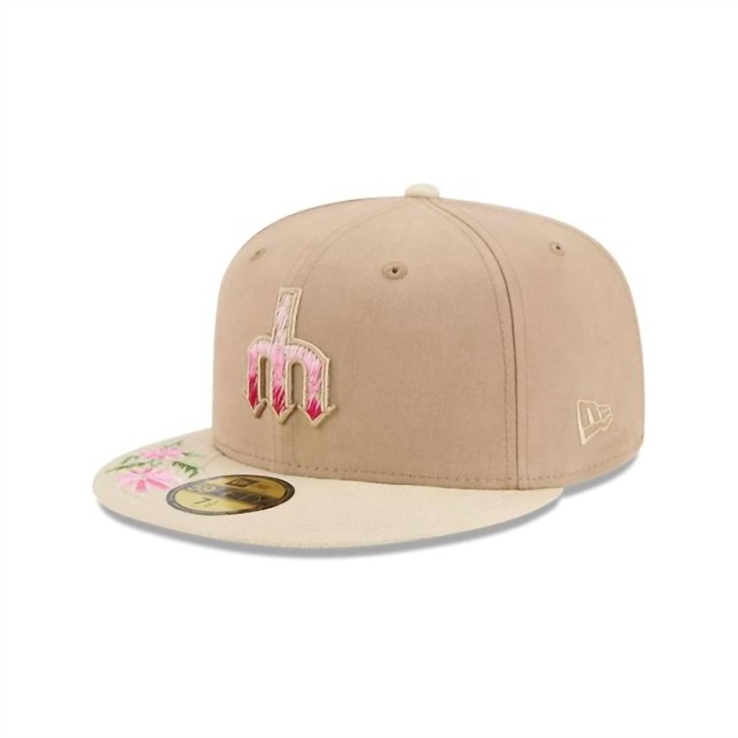 New Era - Men's Seattle Mariners 59fifty Hand Stitched Floral Fitted Hat