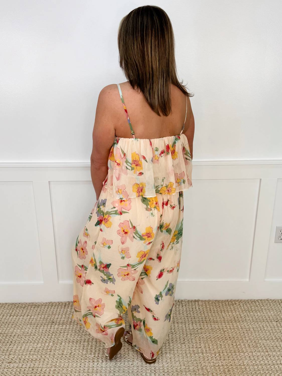 J.Nna - First Impressions Colorful Floral Jumpsuit