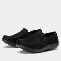 Alegria Women's Duette Vegan Casual Shoe - Wide in black - women's shoe - detail view