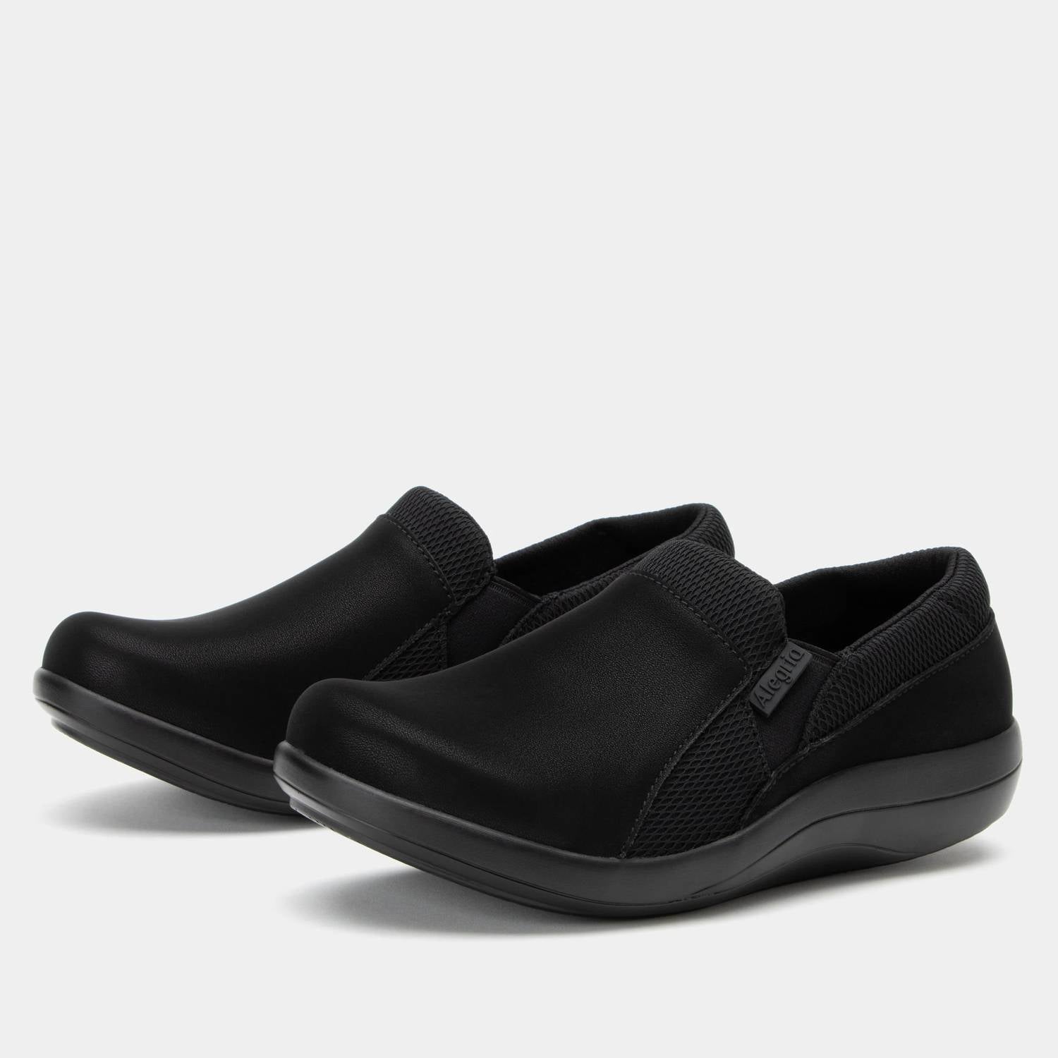 Alegria Women's Duette Vegan Casual Shoe - Wide in black - women's shoe - detail view