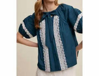 Listicle - Isla Lace Bow Blouse