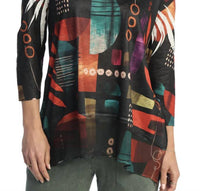Jess & Jane - Lyon Chiffon Hem Top