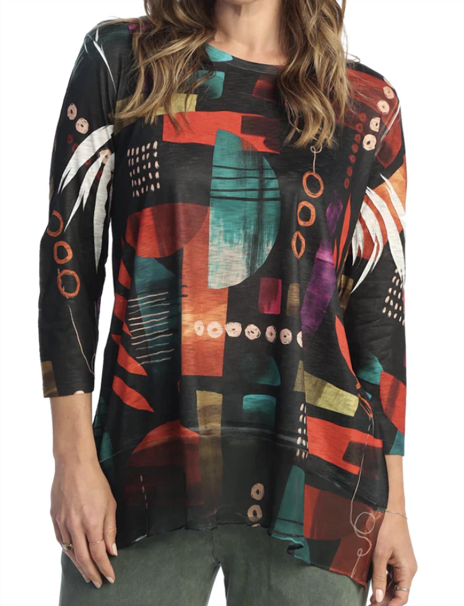 Jess & Jane - Lyon Chiffon Hem Top