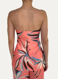 Rococo Sand - Frn Strapless Top