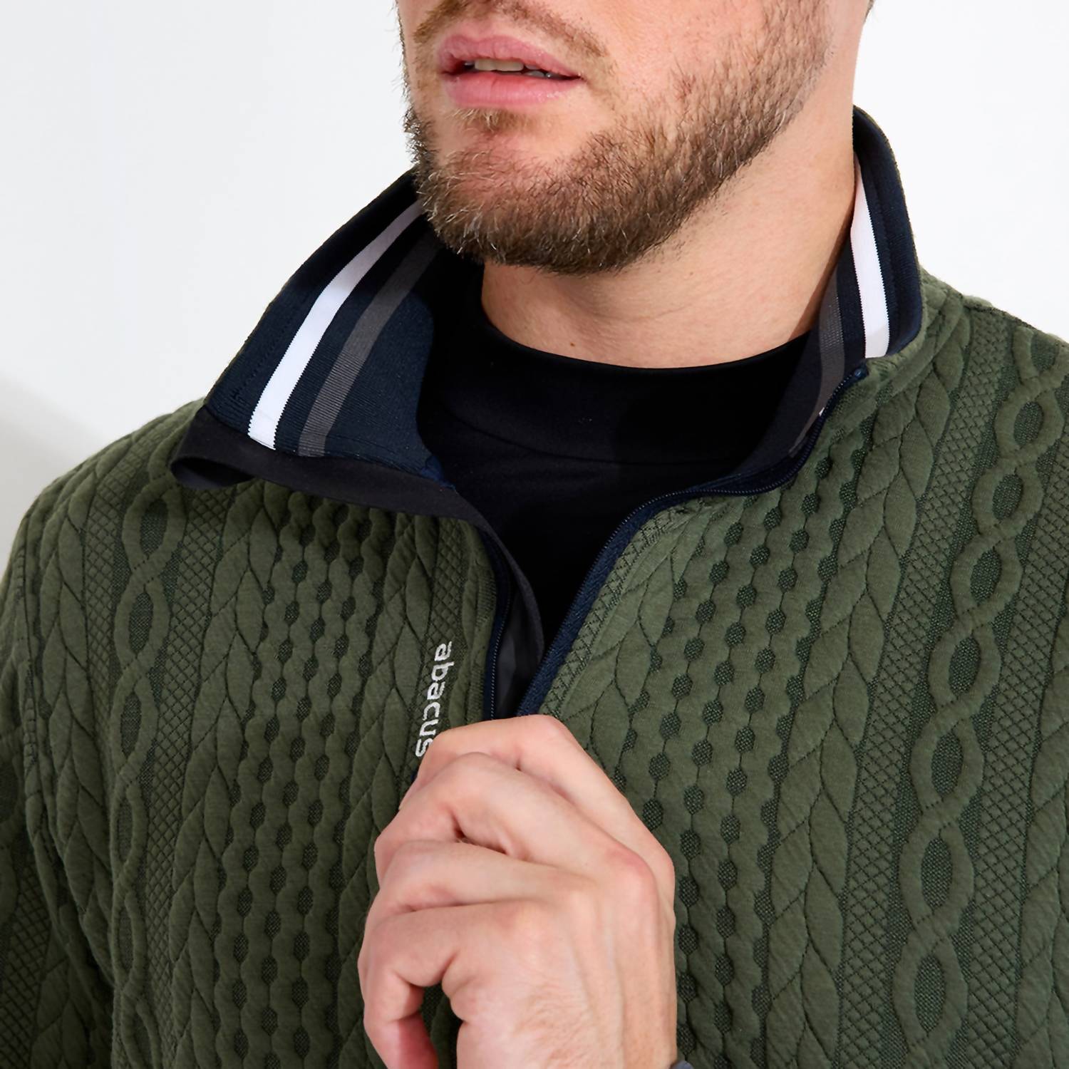 Abacus Sportswear Us - Woburn Midlayer Half Zip Sweater