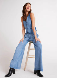 Bella Dahl - Greta Pleated Wide Leg Trousers
