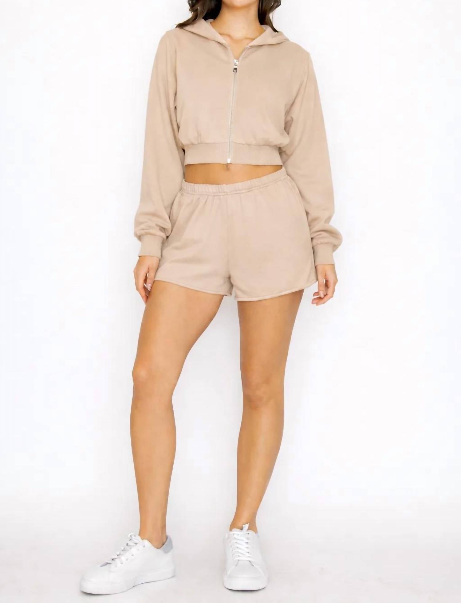 Knit Riot - Cove Crop Zip Hoodie