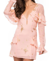 For Love & Lemons - Gilded Star Mini Dress