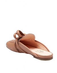 AGL Women's Ribbon Mule in cocoa - women's shoe - alternate view