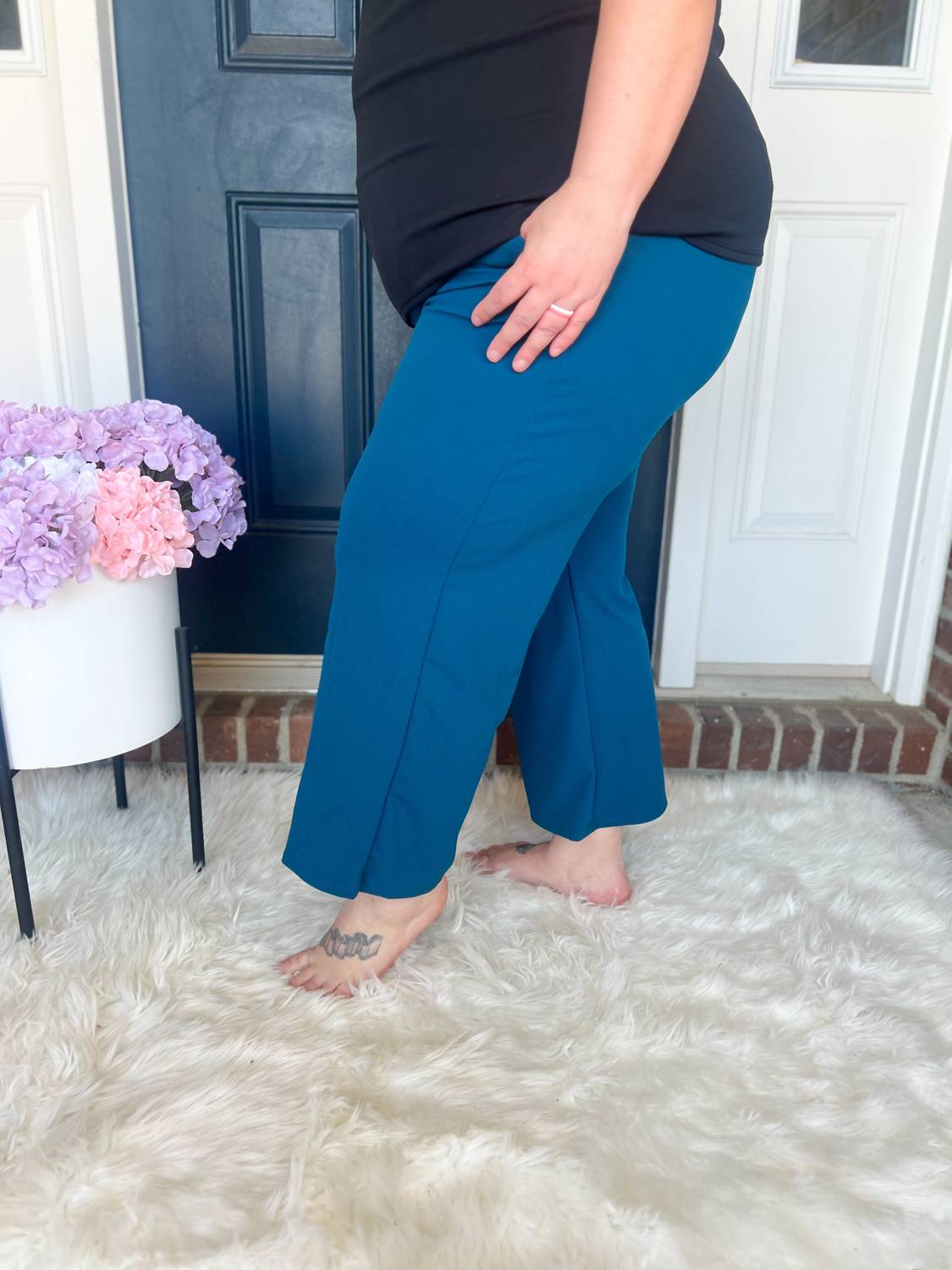 Heimish Usa - Lucy Wide Leg Stretchy Crop Pants