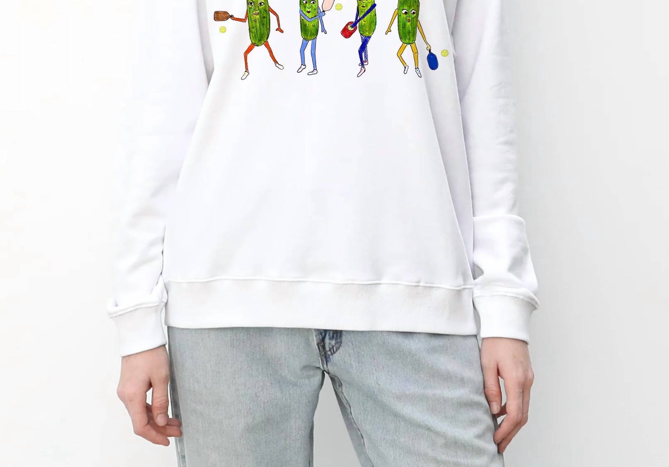 Unfortunate Portrait - Unisex Pickleball Crewneck Sweatshirt