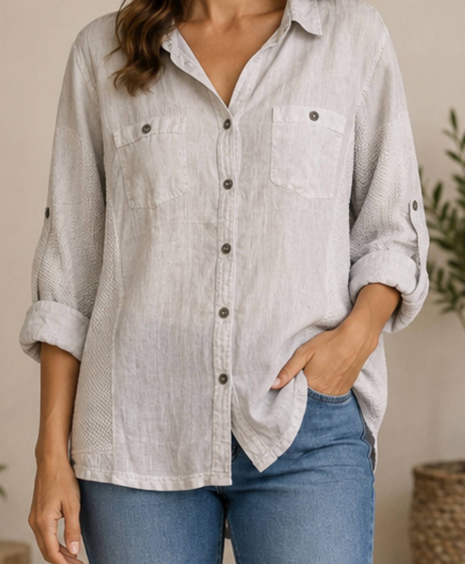 Keren Hart - Button Down Shirt