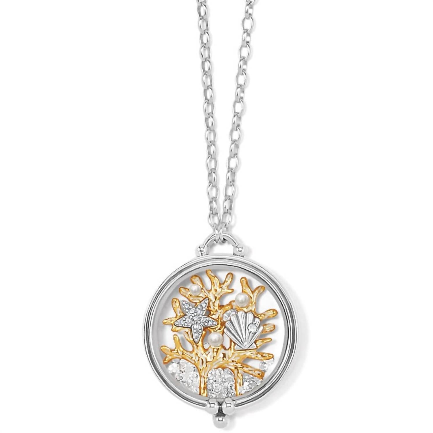 Brighton - Paradise Cove Glass Shaker Sealife Necklace