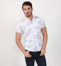 Eight X - Paisley Flocking Polo