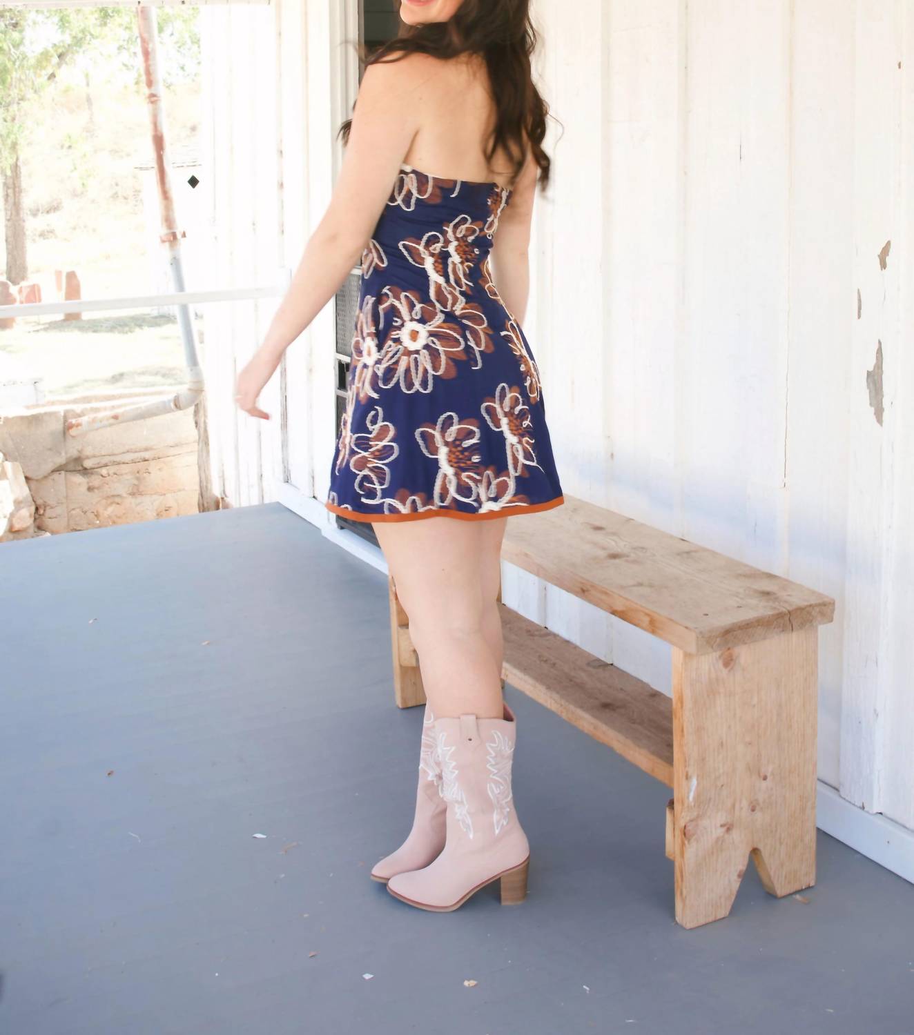 Baby Pink - Daisy Halter Dress