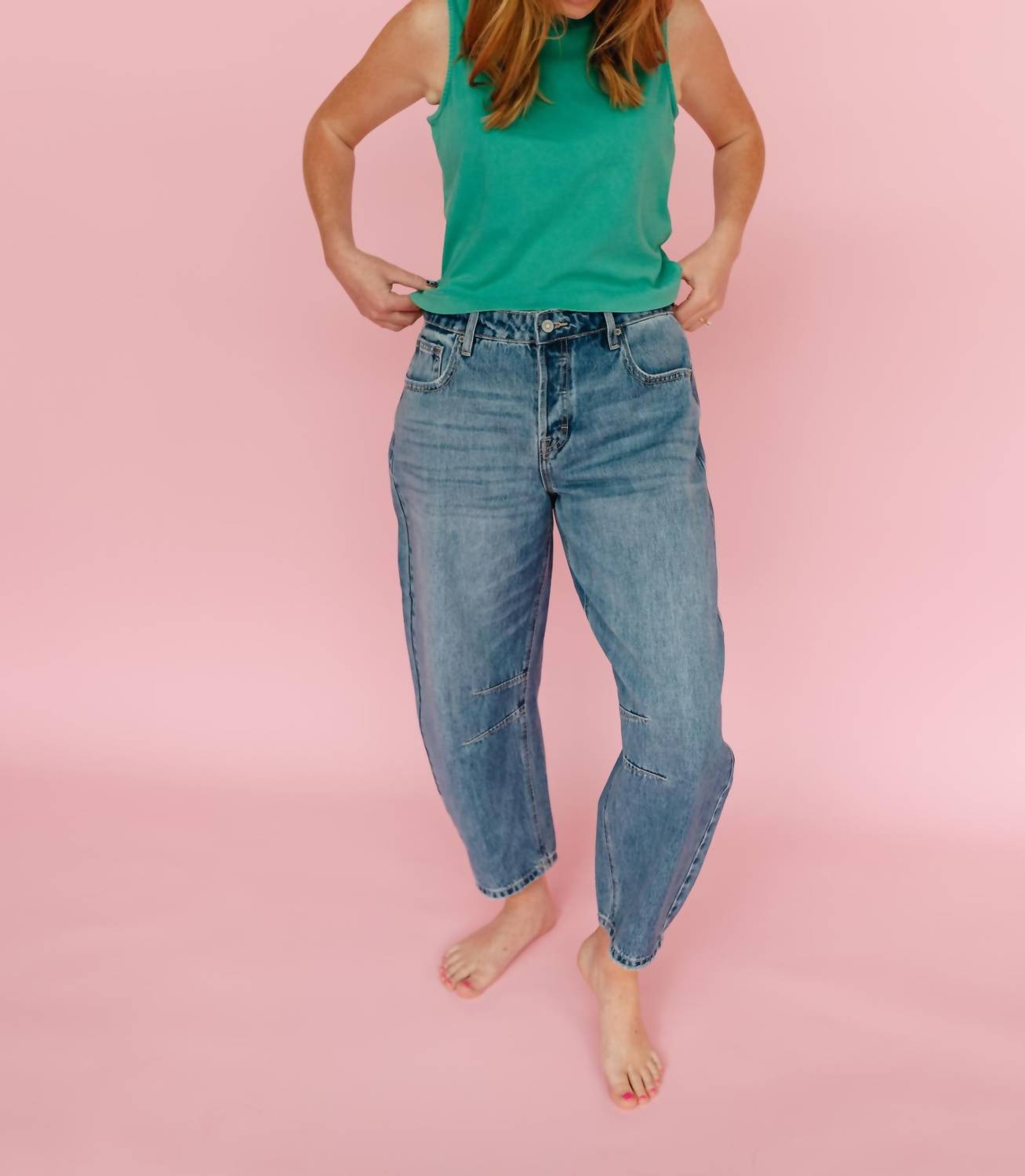 Hidden - Women's Sammie Barrel Denim Jeans