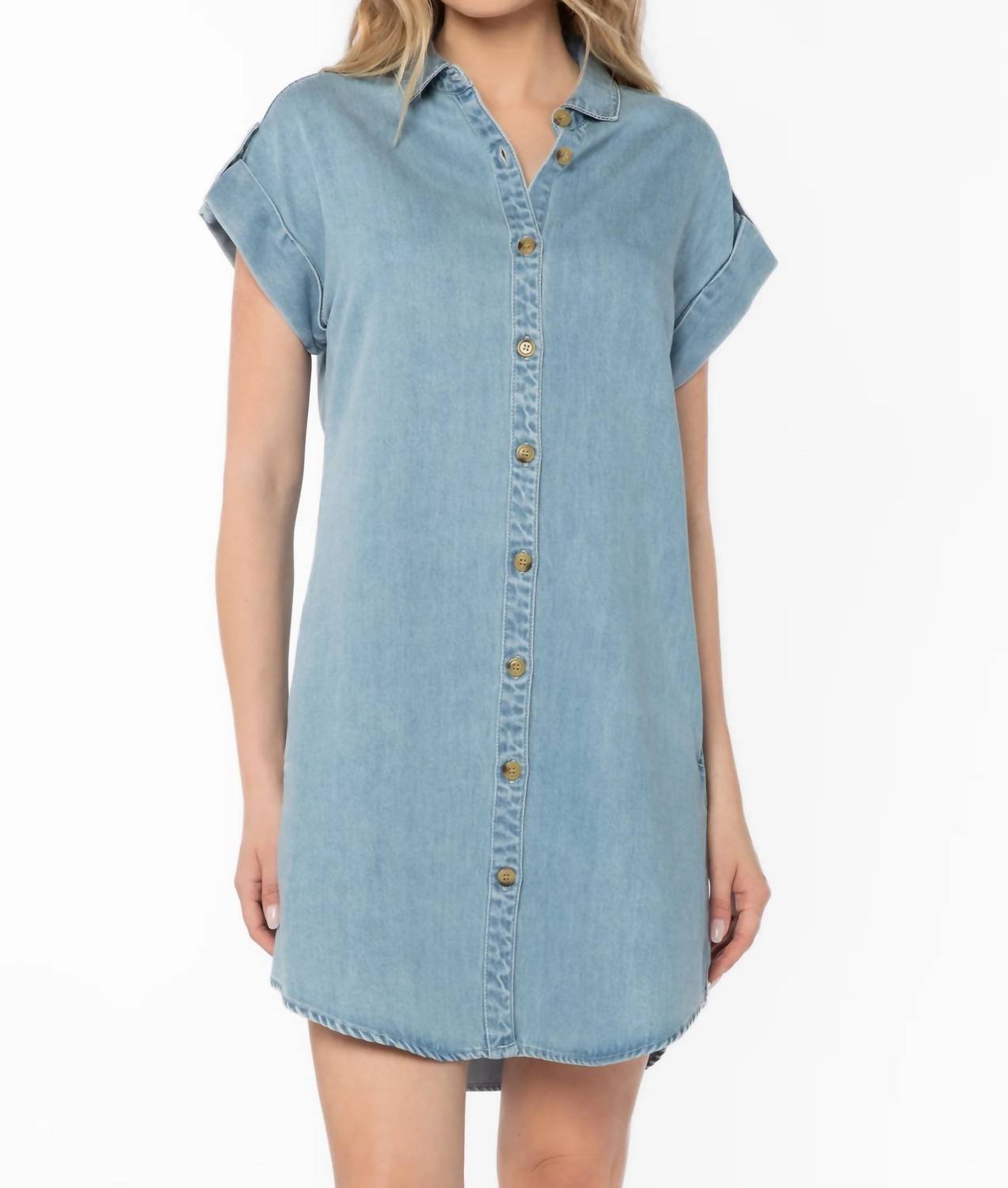 Velvet Heart - Oria Denim Mini Dress