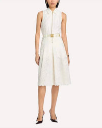 L'Agence - Kylo Poplin Shirt Midi Dress