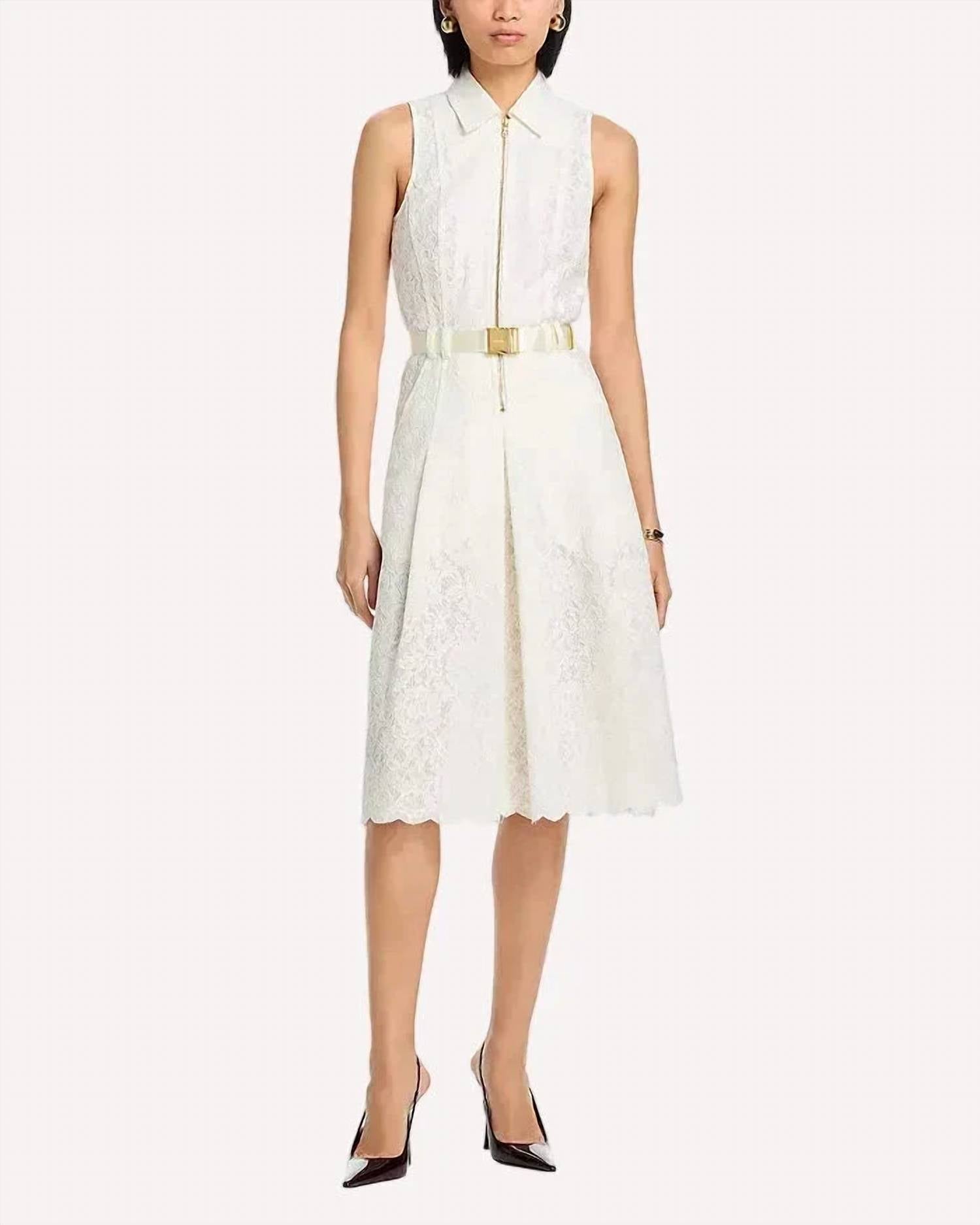 L'Agence - Kylo Poplin Shirt Midi Dress