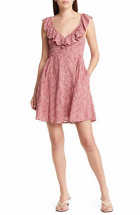 Madewell - Floral Ruffle Dress