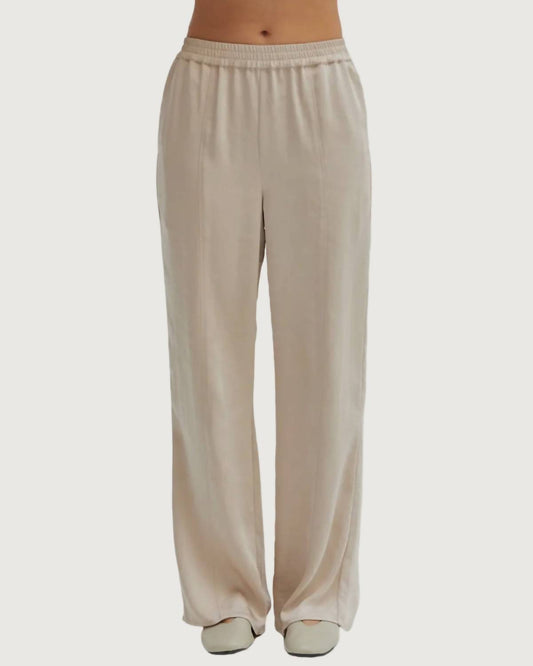Crescent - Nadia Pull-on Satin Trousers Pants