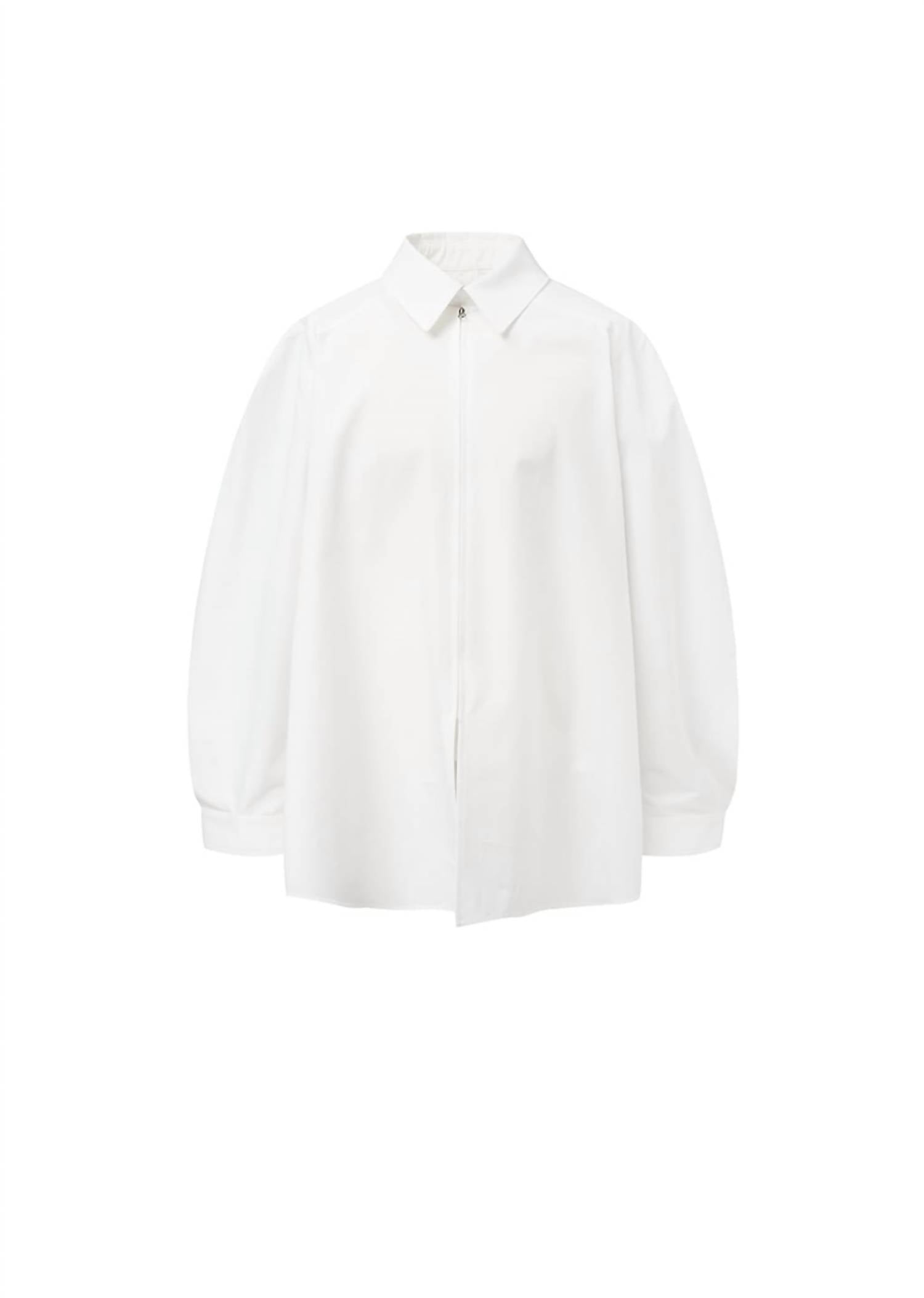 Shop Amomento - Raglan Zip Shirt