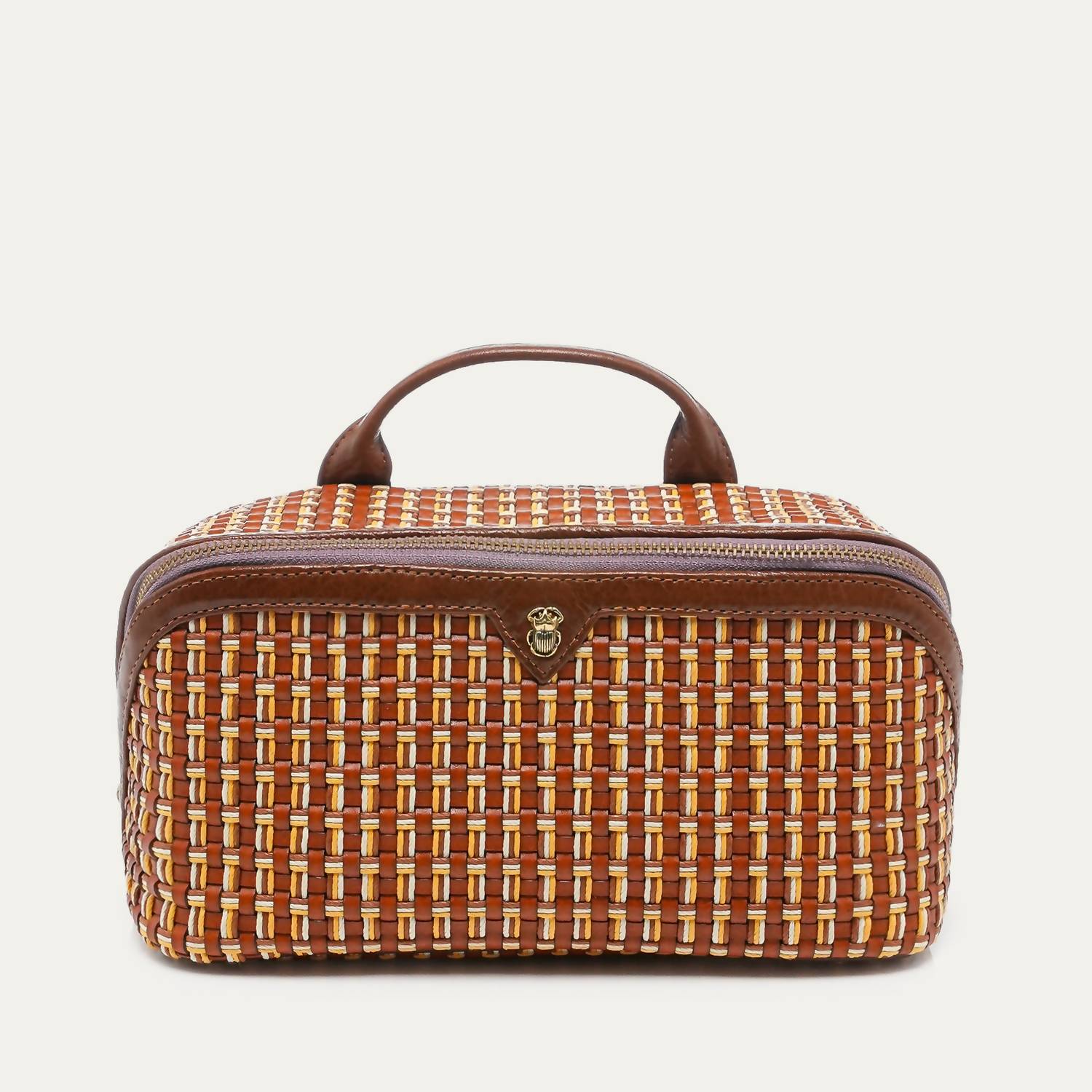 Clare V. - Women's Fusealis Woven Leather Charlotte Case